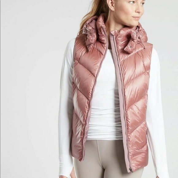 athleta down vest
